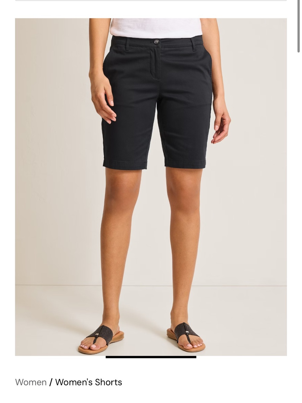 Tommy Bahama Black Bermuda Shorts